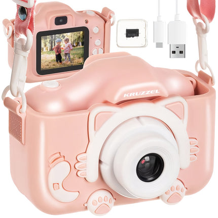 Appareil photo numérique Kruzzel AC22296 rose