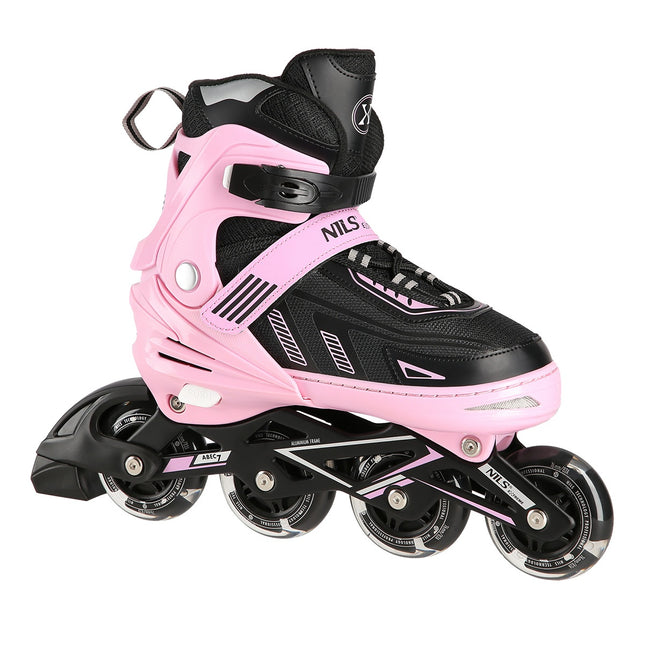 Rosa LED-Inlineskates, Größe L (39-42)