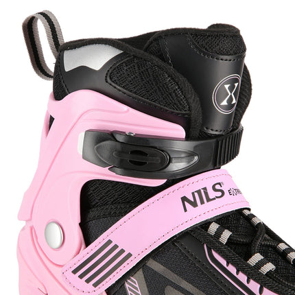 Rosa LED-Inlineskates, Größe L (39-42)