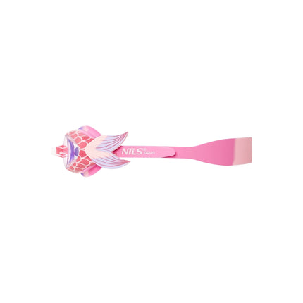 Lunettes de natation Pink Mermaid Junior - Antibuée, protection UV
