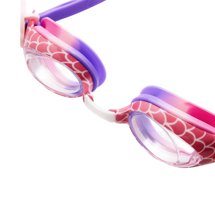 Lunettes de natation Pink Mermaid Junior - Antibuée, protection UV