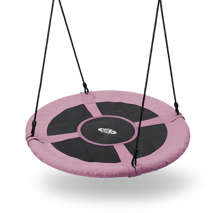 Balançoire soucoupe rose - Loisirs en plein air pour enfants