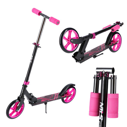 Trottinette rose - Hauteur réglable, conception légère