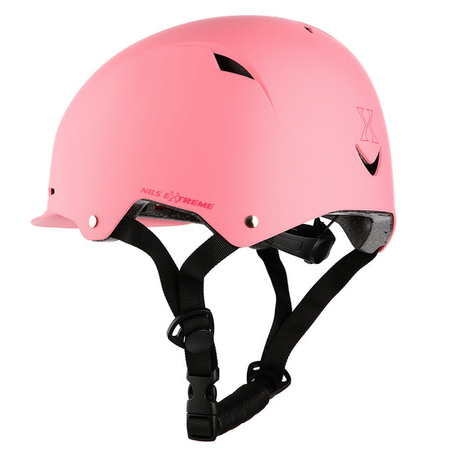 Casque rose XS, 49-54 cm, léger, réglable