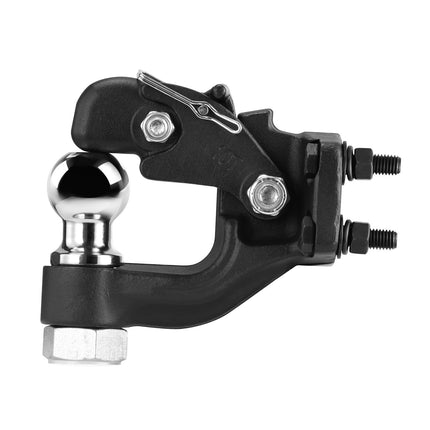Pintle Hook Hitch, 20,000 lb, 2-Inch Ball, Mount Kit