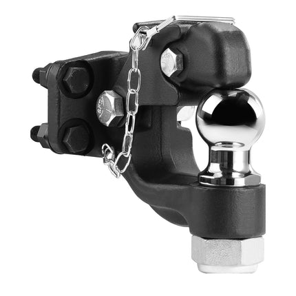 Pintle Hook Hitch, 20,000 lb, 2-Inch Ball, Mount Kit