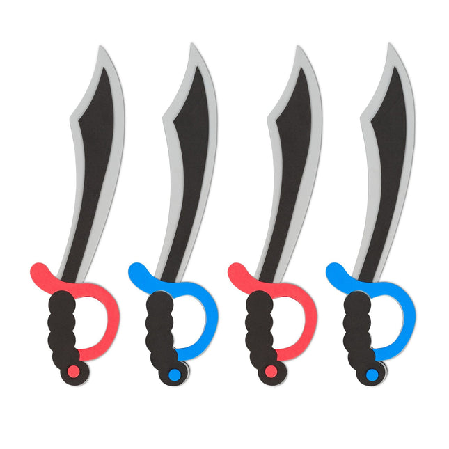 Ensemble de 4 épées de pirate