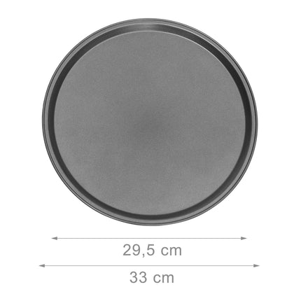 Assiette à pizza ronde, lot de 4