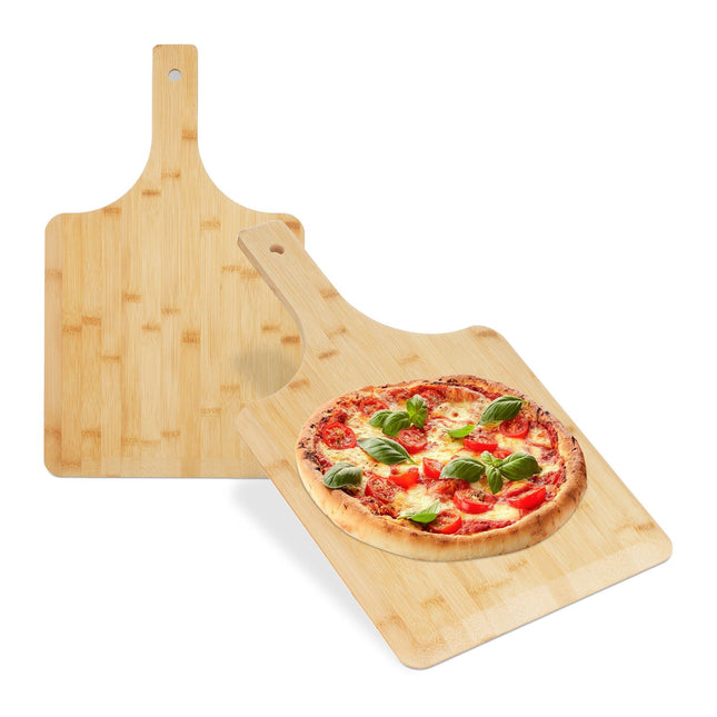 Mini-pizzas en bambou - lot de 2