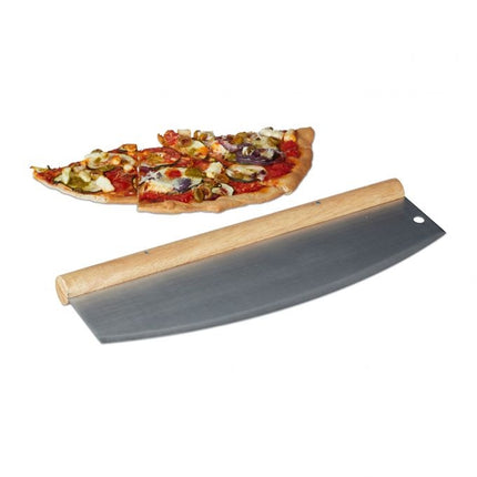 Couteau à peser la pizza en acier inoxydable