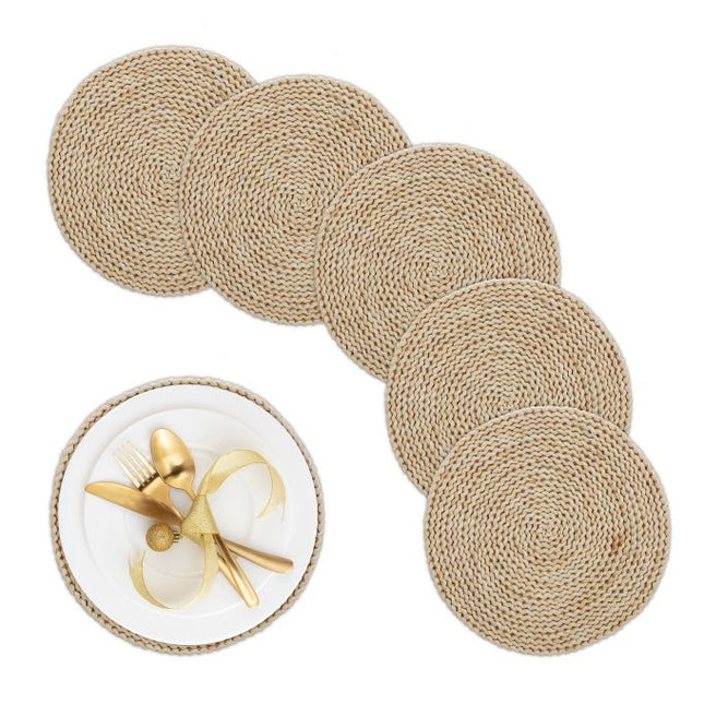 Set de table 6 pièces en paille de maïs