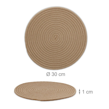 Set de table 6 pièces en coton