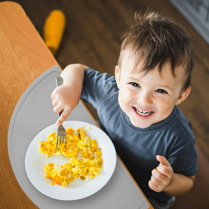 Tischset für Kinder in halbrunder Form