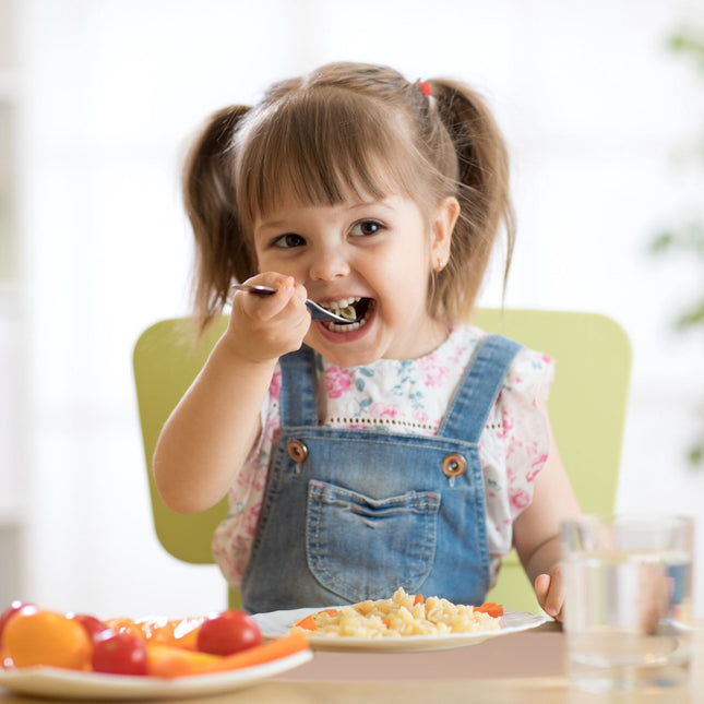 Tischset für Kinder in halbrunder Form