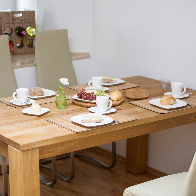 Lot de 4 sets de table en bambou