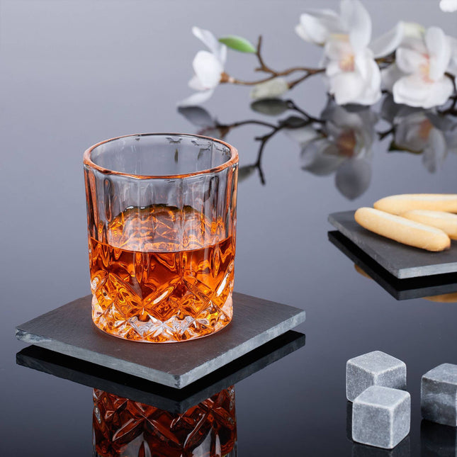 Sets de table en ardoise, 8 pièces, avec boîte