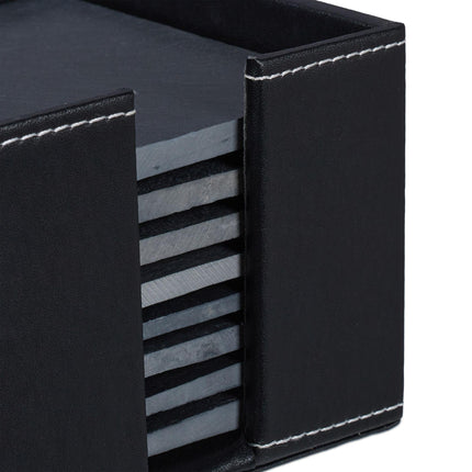 Tischsets aus Schiefer, 8 Stück, mit Box
