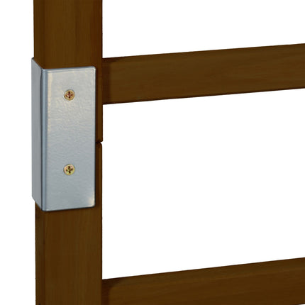 Jardinière avec mur en treillis marron