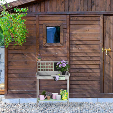 Table jardinière avec baignoire