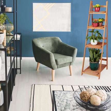 Étagère à plantes en bois