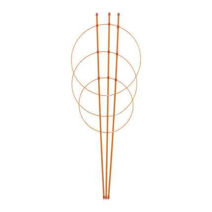 Pflanzenstütze 76 cm orange, 6er Set