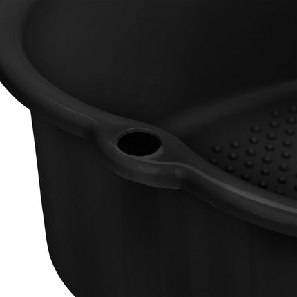 Bassin de bain de pieds en plastique avec picots de massage