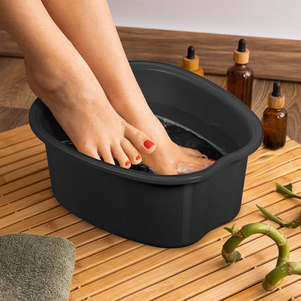 Bassin de bain de pieds en plastique avec picots de massage