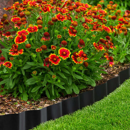 Bordure de jardin flexible en plastique 9 m