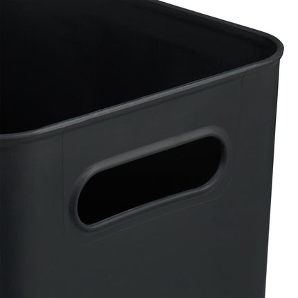 Ensemble de boîtes de rangement en plastique avec couvercle en bambou, empilables