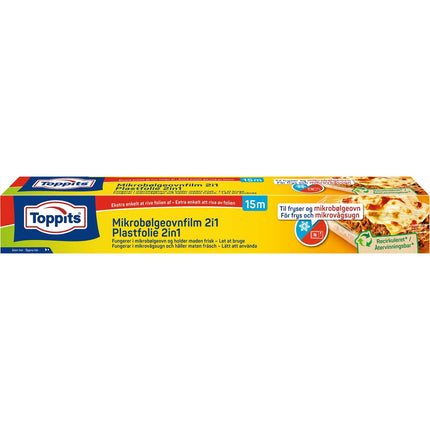 Frischhaltefolie 2-in-1, 15m x 33cm, 16er-Pack