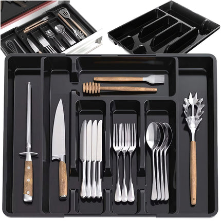 Insert/organisateur de tiroir en plastique Ruhhy 24748