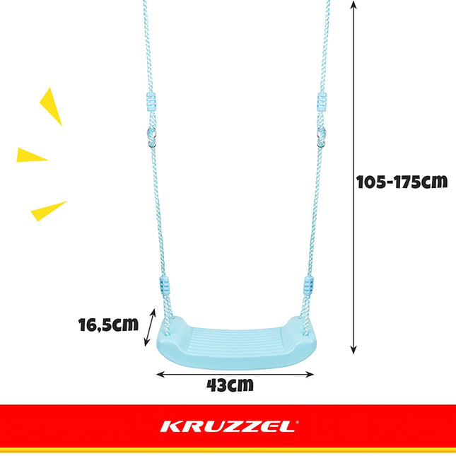 Balançoire en plastique - bleue 25446