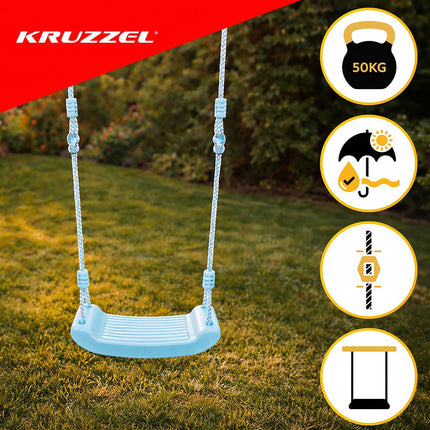 Balançoire en plastique - bleue 25446