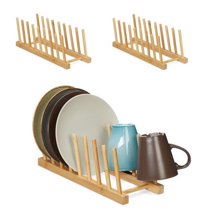 Support à assiettes pour 8 assiettes en lot de 3