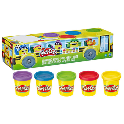 Play-Doh Knetmasse Fünferpack Schulanfang