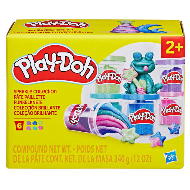 Play-Doh Knetmasse Glitzer-Kollektion 6 Stück