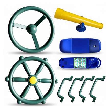 Ensemble d'accessoires pour tour de jeu, kit résistant aux intempéries de 8 pièces