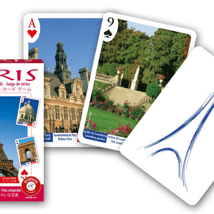 Cartes à jouer, design parisien, matériau durable