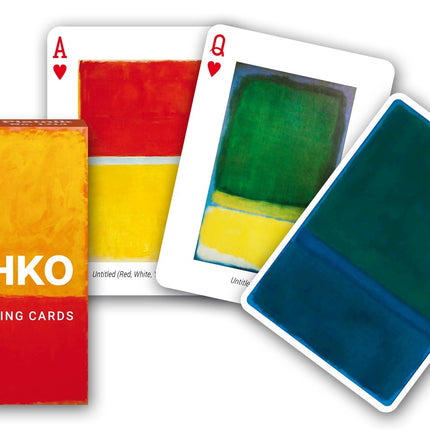 Cartes à jouer, design Rothko, taille standard