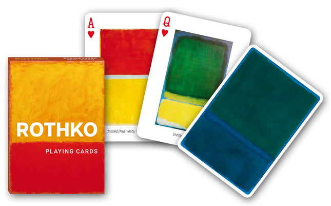Cartes à jouer, design Rothko, taille standard
