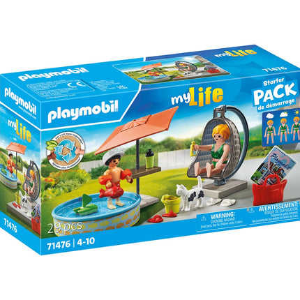 Playmobil City Life éclaboussant du plaisir dans le jardin 71476