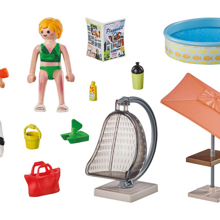 Playmobil City Life éclaboussant du plaisir dans le jardin 71476