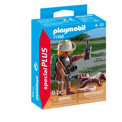 Playmobil Spécial Plus Chercheur Avec Jeune Caïman 71168