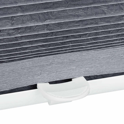 Store plissé gris sans perçage