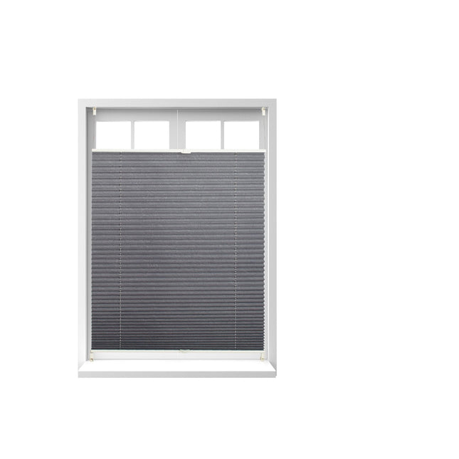 Store plissé gris sans perçage