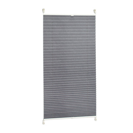 Store plissé gris sans perçage