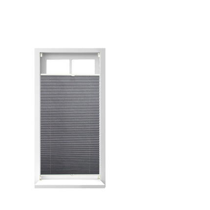 Store plissé gris sans perçage
