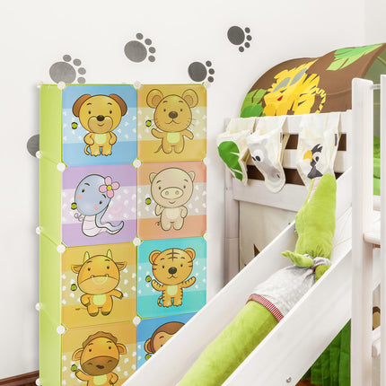 Système enfichable pour étagère pour enfants