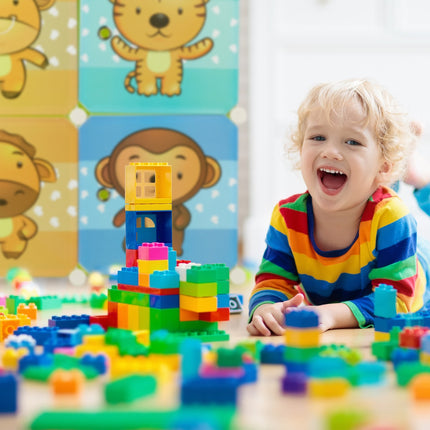 Système enfichable pour étagère pour enfants