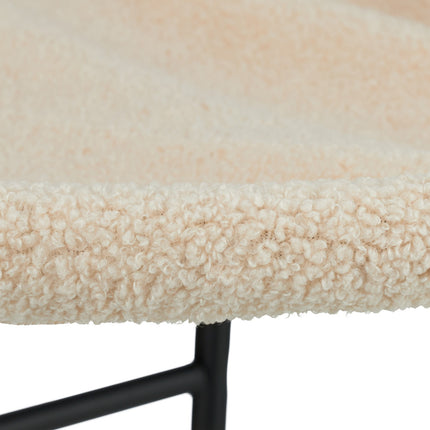 Hamac en peluche pour chat - Cadre surélevé, doux et robuste